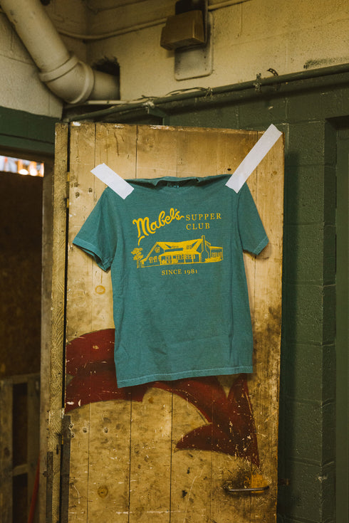 "Mabel's Supper Club" Tee - Heavyweight T-Shirt (Spruce Green)