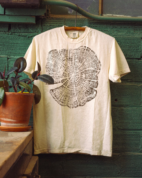 "Apple Tree" Tee - Heavyweight T-Shirt  (Ivory Tee)