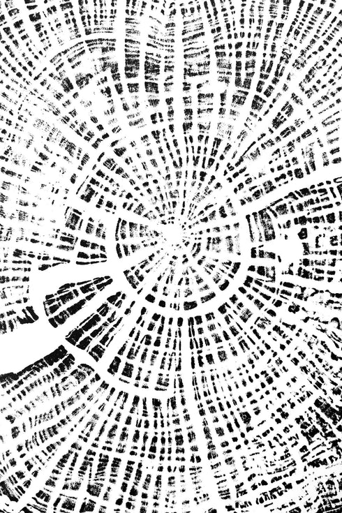 "Apple 44" Tree Print - White Paper