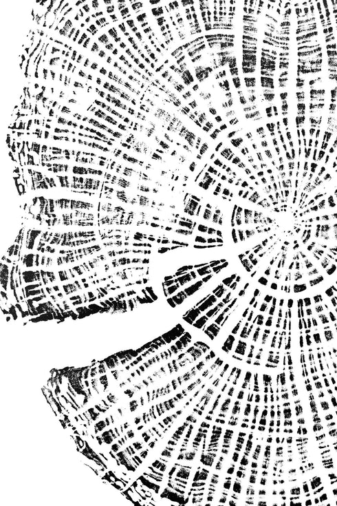 "Apple 44" Tree Print - White Paper