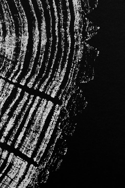 "Black Walnut 34" Tree Print - Black Paper Edition