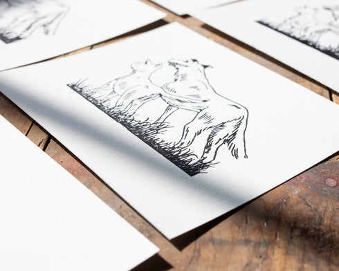 "Dog Days are Over" Block Print - Vintage Letterpress Plate