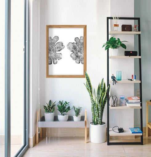 "Cedar - Half&Half" Tree Print - Tree Print