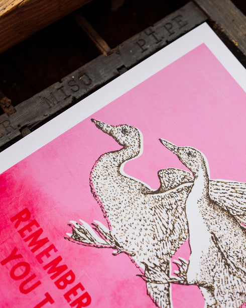 Giclée Print - "Rather Be Dead Than Cool"