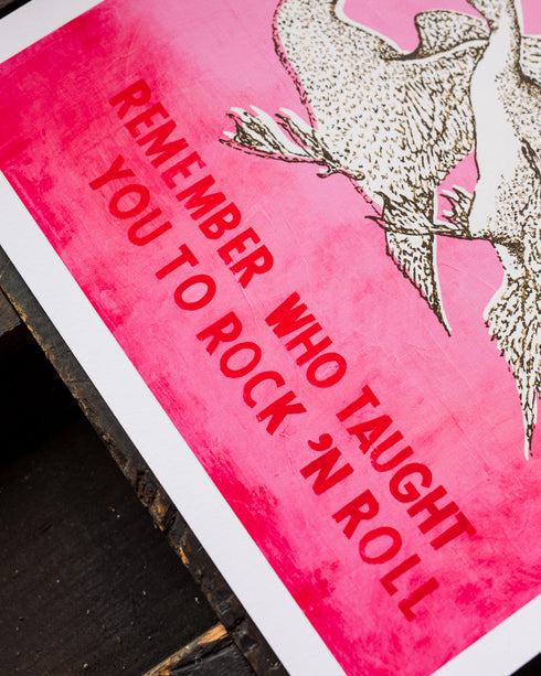 Giclée Print - "Rather Be Dead Than Cool"