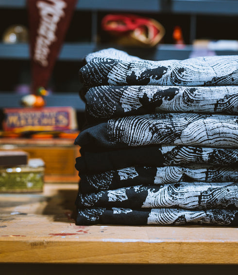 "Pine" Tree Print - Heavyweight T-Shirt