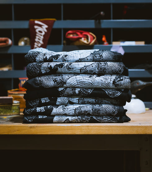 "Pine" Tree Print - Heavyweight T-Shirt