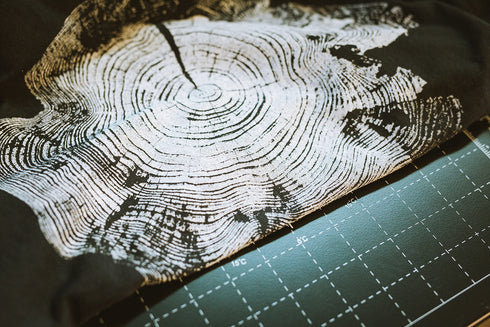 "Pine" Tree Print - Heavyweight T-Shirt