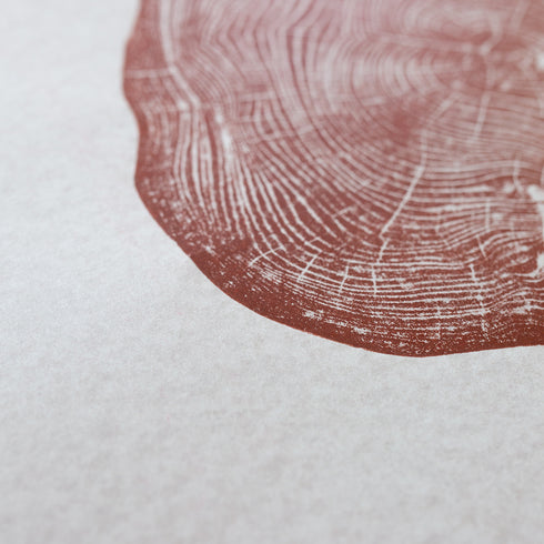 "Heart Locust" Tree Print - Parchtone Color Paper