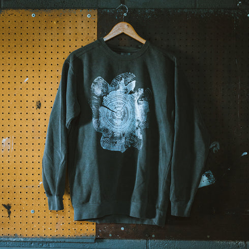 "Pine Tree" Sweatshirt - Heavyweight (Pepper Gray)