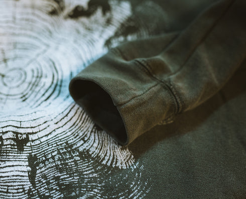 "Pine Tree" Sweatshirt - Heavyweight (Pepper Gray)