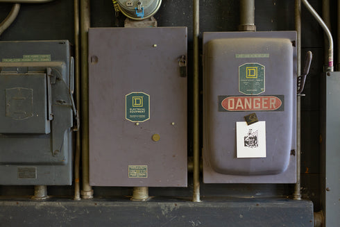 "Quick but Safe" - Vintage Letterpress Plate