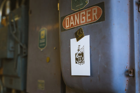 "Quick but Safe" - Vintage Letterpress Plate