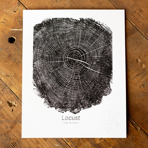 "Locust 58" - Small 8" x 10" - Screen Print